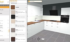 Cree un diseño de cocina online en 3D